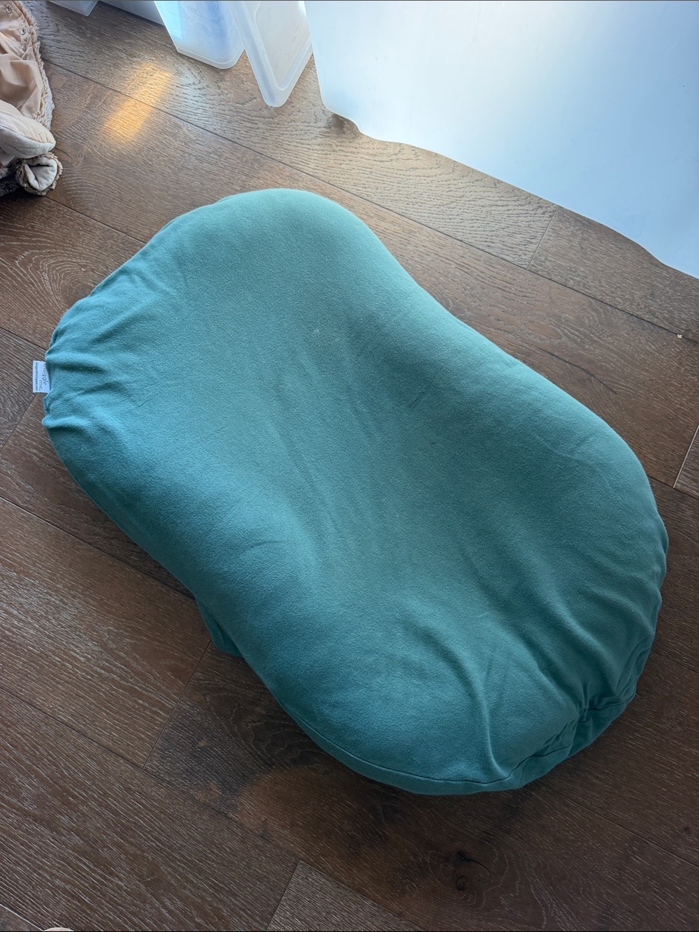 Green SnuggleMe Pillow - baby